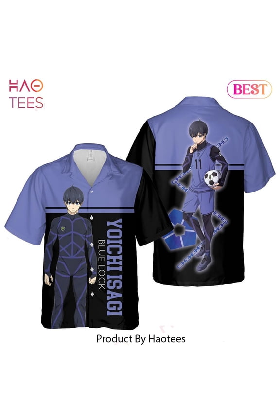 Yoichi Isagi Hawaiian Shirt Blue Lock Anime Shirt for Men Women
