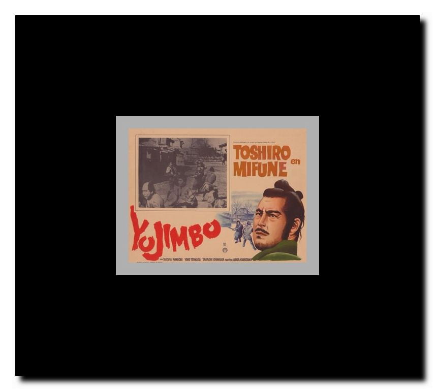 Yojimbo the Bodyguard Framed Movie Poster