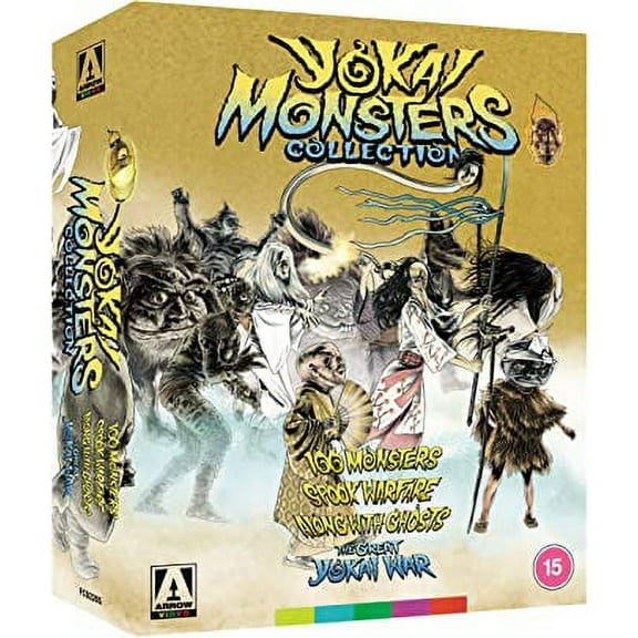 Yokai Monsters Collection ( Ykai hyaku monogatari / Ykai daisens / Tkaid obake dch /Ykai daisens ) ( Yokai Monsters: 100 Monsters / The Great Yo [ Blu-Ray, Reg.A/B/C Import - United Kingdom ]