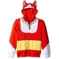 thumbnail image 1 of Yokai Watch Boys' Jibanyan Costume Zip Hoodie, 1 of 2