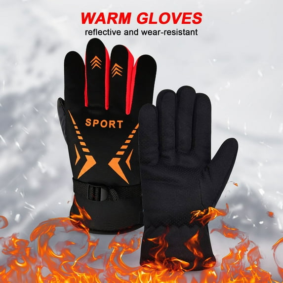 Yokan -30℉ Winter Gloves, Thermal Touchscreen Ski Gloves for Men and Women, Waterproof Windproof Cold Weather Gloves for Running, Cycling, Outdoor Sports, Insulated Snow Gear Gloves for Winter
