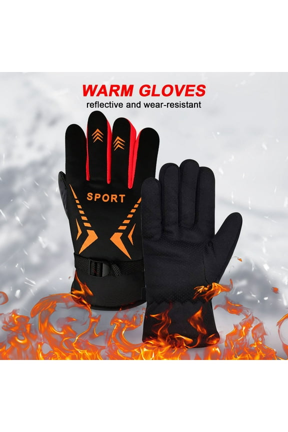 Yokan -30℉ Winter Gloves, Thermal Touchscreen Ski Gloves for Men and Women, Waterproof Windproof Cold Weather Gloves for Running, Cycling, Outdoor Sports, Insulated Snow Gear Gloves for Winter