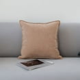thumbnail image 1 of Yokan Living Room Sofa Pillow, Soft Snow Velvet Back Support Cushion, Polyester Throw Pillow for Sofa & Bed, Gray/Dark Gray/Khaki, Comfortable & Supportive Cushion for Relaxation, 1 of 6