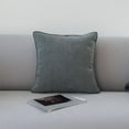 thumbnail image 1 of Yokan Living Room Sofa Pillow, Soft Snow Velvet Back Support Cushion, Polyester Throw Pillow for Sofa & Bed, Gray/Dark Gray/Khaki, Comfortable & Supportive Cushion for Relaxation, 1 of 6