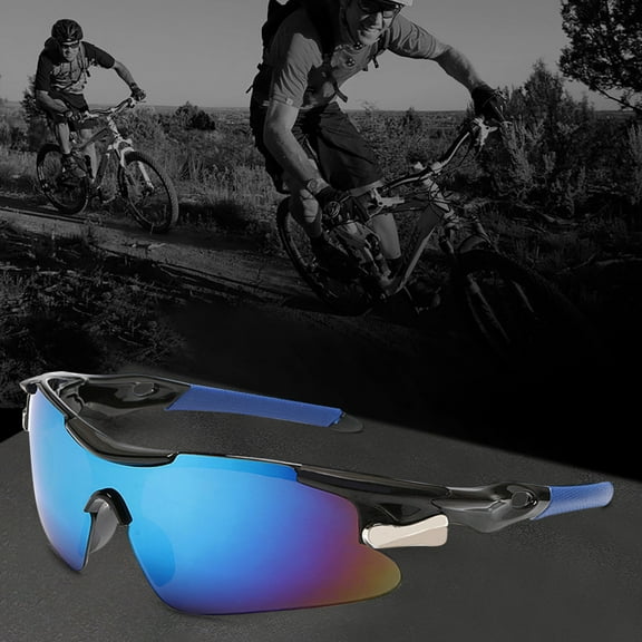 Yokan Men's Outdoor Sports Sunglasses, Windproof Cycling Glasses for Men and Women, UV Protection Goggles for Cycling, Running & Outdoor Sports, Multi-Functional with Anti-Fog Lens