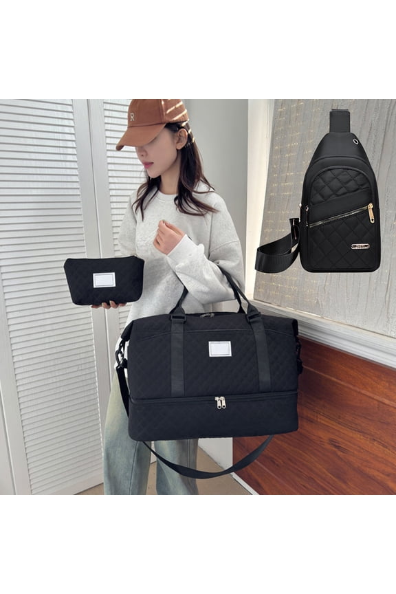 Multi-Function Travel Bag Set, Large Capacity Luggage Storage Bag, Waterproof Handbag & Shoulder Bags for Men & Women, Versatile Travel Storage Bag for Work, Travel & Outdoor