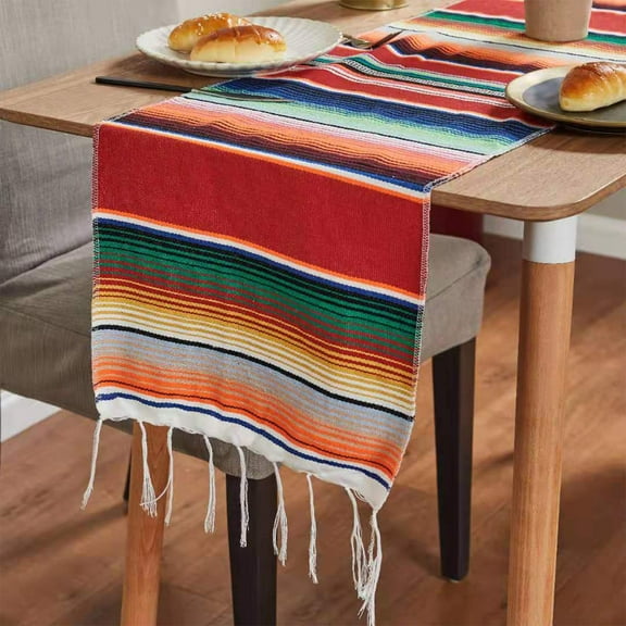 Yokan Multifunctional Tablecloth & Table Runner, Woven Cotton Blanket for Home & Outdoor, Durable Picnic & Camping Mat, Soft Quilted Tablecloth, Perfect for Parties & Dining