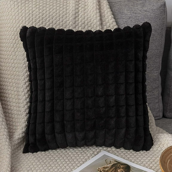 Yokan Pillow Cover, Living Room Cushion Cover, Soft Cotton Material for Sofa, Bed & Office, Comfortable 18 x 18 Inch, Easy to Care, Perfect for Living Room & Bedroom Décor