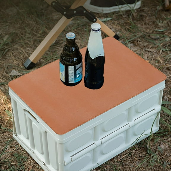 Yokan Polyurethane Leather Table Mat, Waterproof & Oil-Resistant Dining Table Cloth, Foldable & Rollable, Outdoor Picnic & Camping Mat, Easy to Clean & Store, Durable Use