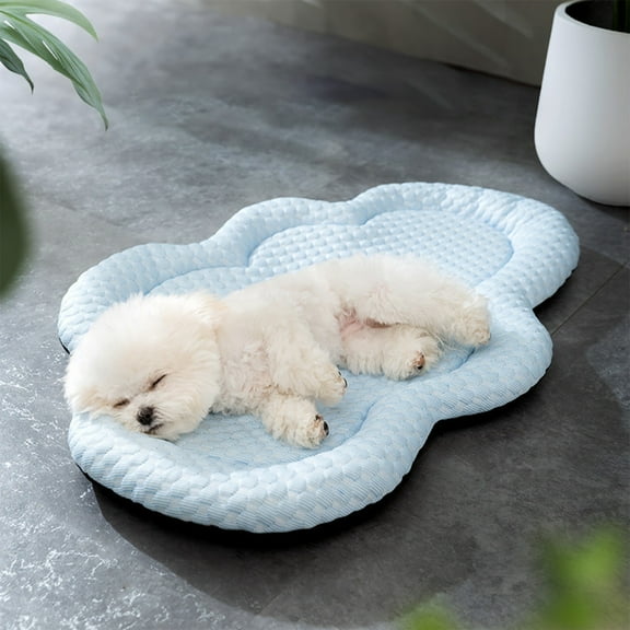 Yokan Summer Cool Mat Sleeping Pad, Self-Cooling Pet Bed for Dogs and Cats, Water Absorbent Pet Cooling Mat, Comfortable Cooling Pad for Kids, Adults, and Pets, Available in Green/Blue