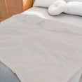 thumbnail image 1 of Yokan Summer Cooling Quilt, Breathable Cotton & Spandex Comforter, 100x150cm, Machine Washable, Purple/Pink/Brown, Cooling Sleep Blanket for Hot Weather, Comfortable Summer Sleep, 1 of 8