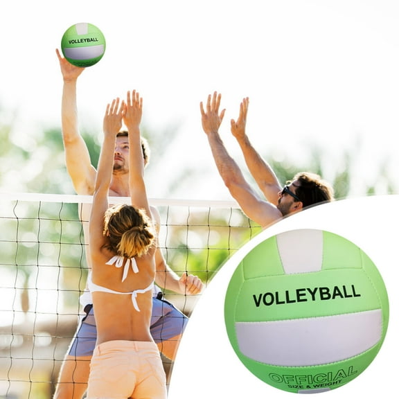 Yokan Super Soft Volleyball, PVC Indoor & Outdoor Beach Volleyball for Training, Waterproof & Durable Official Size 5, Ideal for Beginners, Practice & Competitive Play