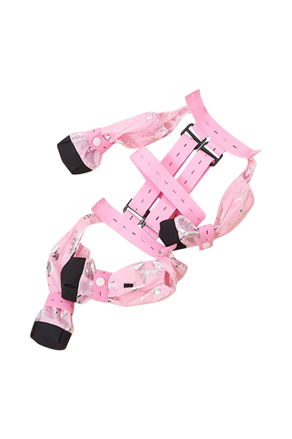 Waterproof Dog Boots, Adjustable Dog Shoes for Outdoor Protection, Non-Slip Rubber Sole, Snow, Mud & Snowball Protection, Easy to Wear, Set of 4 Boots Connected for Outdoor Adventures