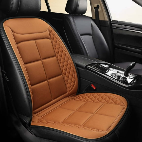 Yokan Winter Car Heating Seat Cushion, 12V/24V Heated Pad for Car Seats, Soft Material Seat Warmer for Cold Weather, Quick Heat, Convenient for Car Travel, Adjustable Temperature, Winter Comfort