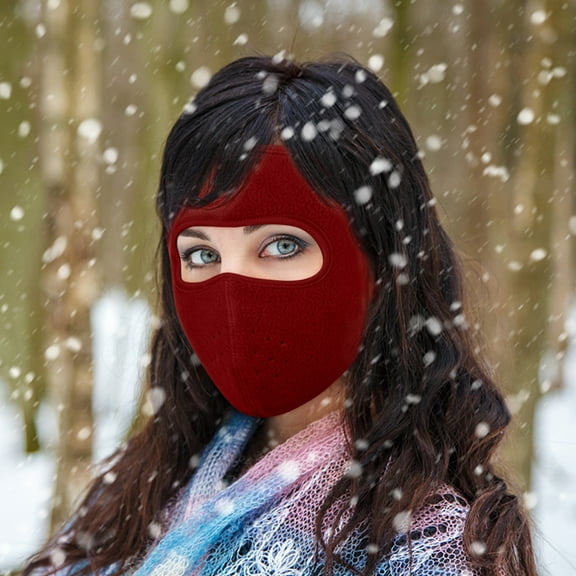 Yokan Winter Face Mask for Men & Women, Thickened Neck & Ear Protection, Cold Weather Skiing, Snowboarding, Motorcycling, Breathable Fleece Masks for Outdoor Sports & Winter Adventures