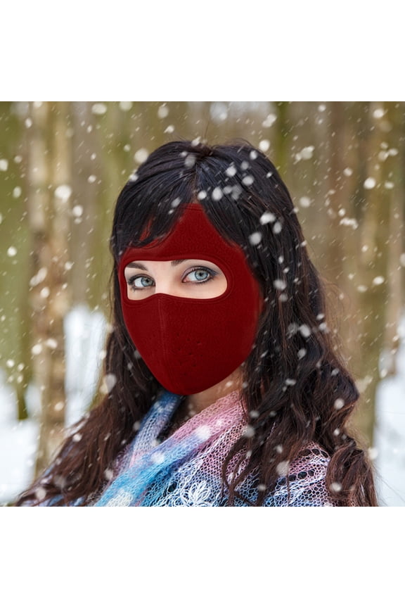 Yokan Winter Face Mask for Men & Women, Thickened Neck & Ear Protection, Cold Weather Skiing, Snowboarding, Motorcycling, Breathable Fleece Masks for Outdoor Sports & Winter Adventures