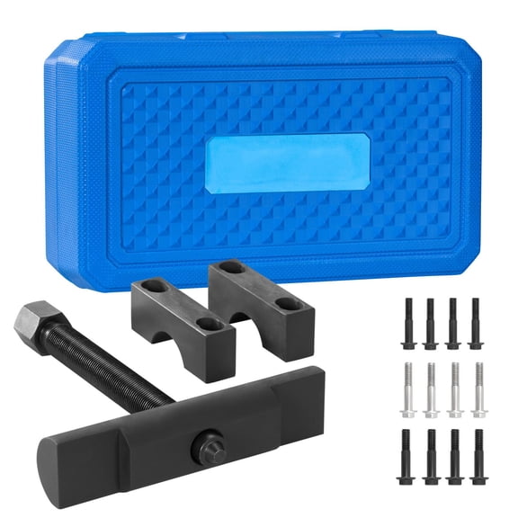 Heavy Duty Yoke Puller Kit for Class 6-8 Trucks and Equipment, Compatible with Kenworth, Peterbilt, Freightliner, Mack, Volvo, Fits 1-7/8 to 2-3/16 Inch Bearings, Professional Automotive Tool