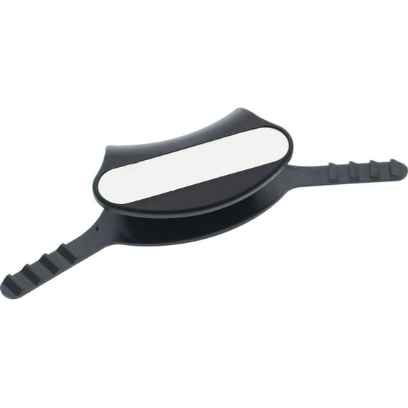 Yoke Stethoscope ID Tag for Cardio Steth Sizes - Blank with Write on Surface for Customizing and Personalizing (Compatible with Cardio/Cardiology) by Specialist ID (1 Sold Individually, Black)