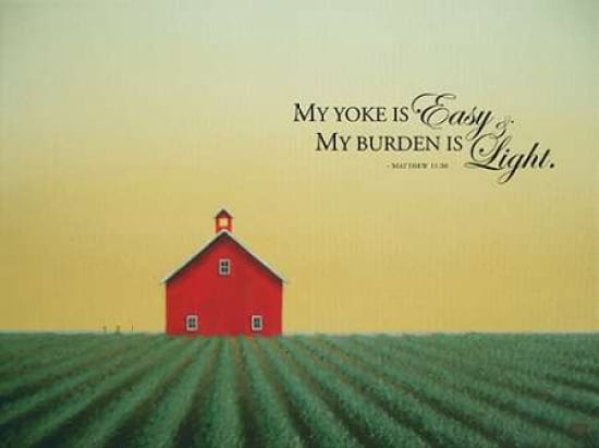 Yoke is Easy Canvas Art - Sharon France (18 x 24)