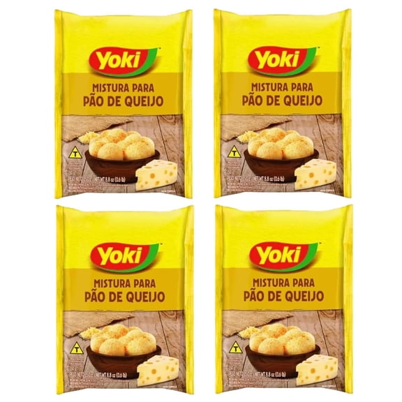 Yoki Cheese Bread Mix - Po de Queijo 250 (Pack of 4)