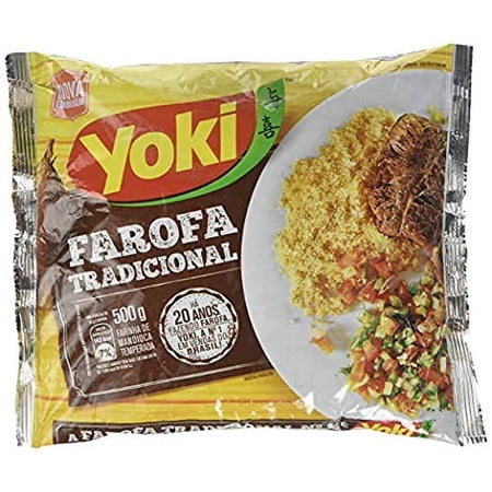 Yoki - Seasoned Cassava Flour - 8.81Oz - Farofa De Mandioca Pronta Temperada