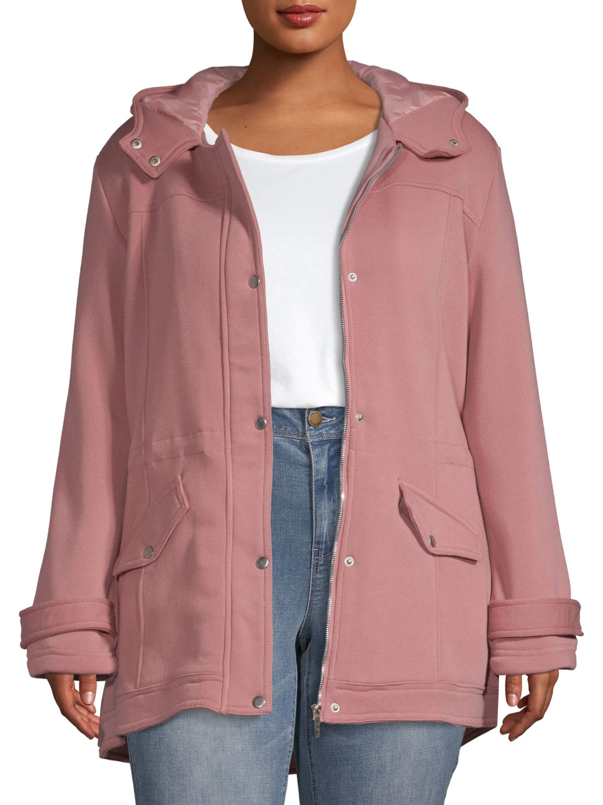 Yoki Women's Plus Sherpa Lined Fleece Jacket