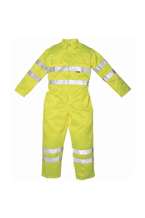 Adult Polycotton Hi-Vis Coveralls