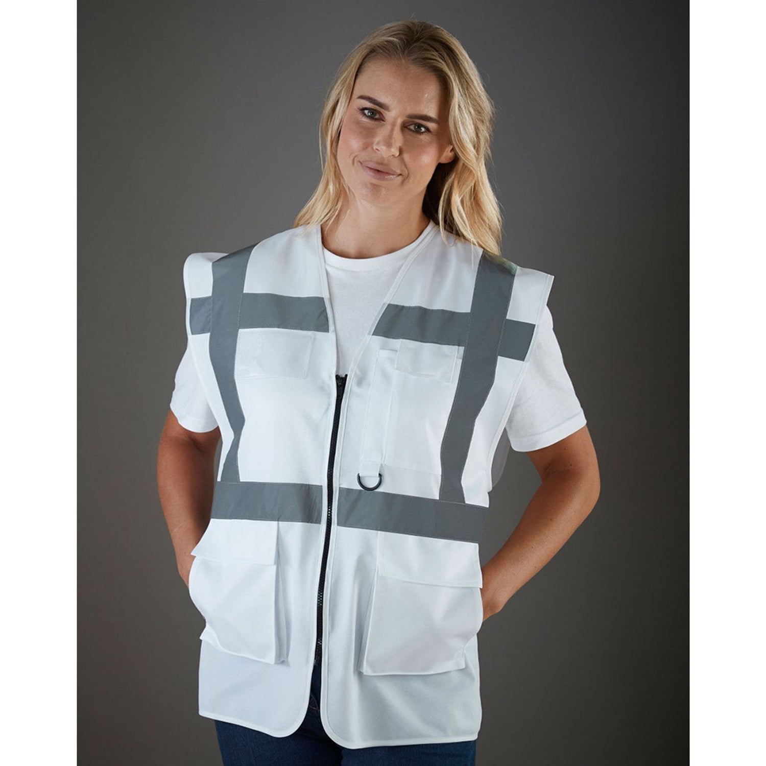 Yoko Hi-Vis Premium Executive/Manager Waistcoat / Jacket - Walmart.com