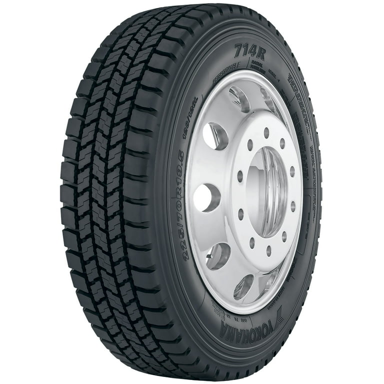Yokohama 714R 245/70R19.5 108L H Commercial Tire - Walmart.com