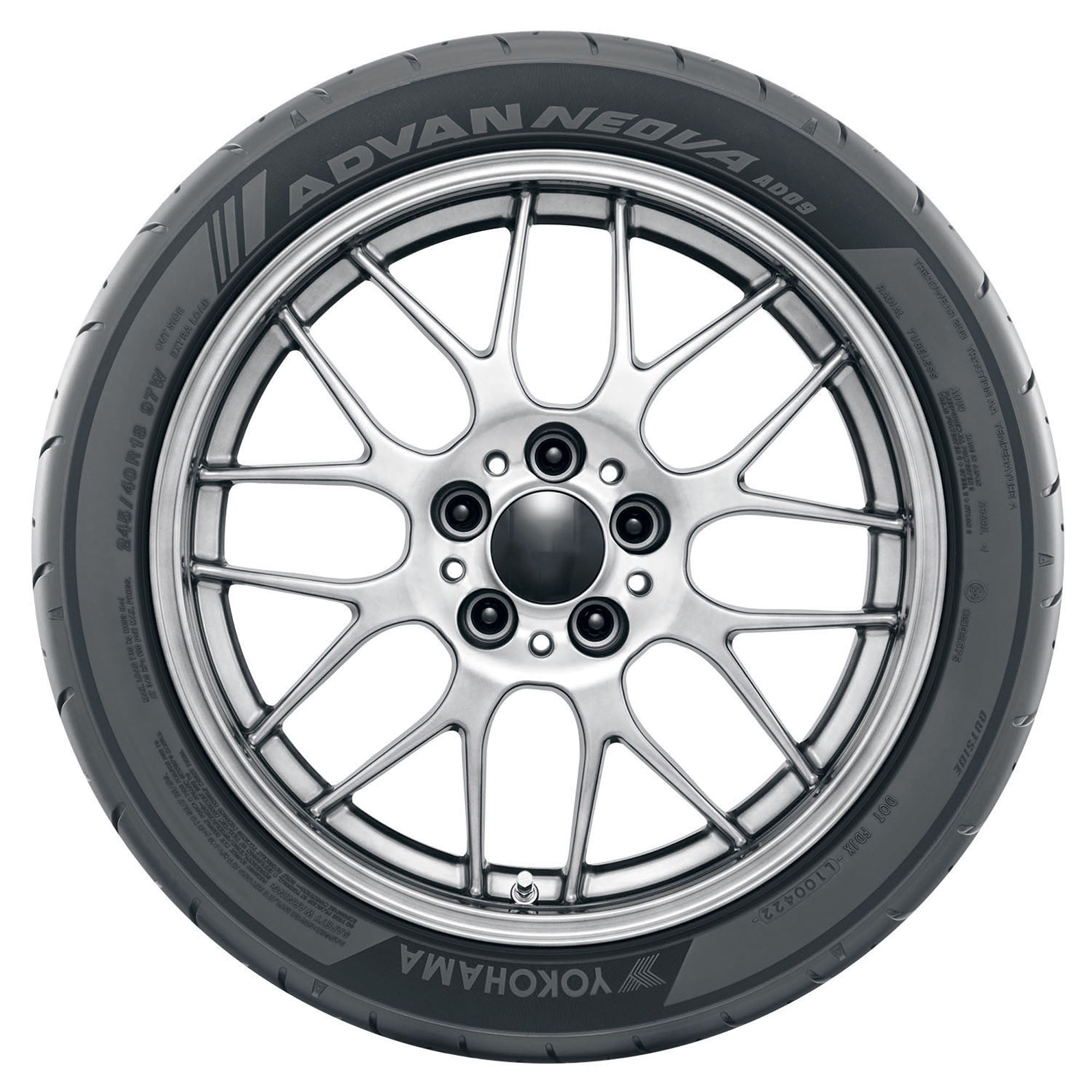 Yokohama Advan Neova AD09 UHP Summer 225/40R18 92W XL Passenger 
