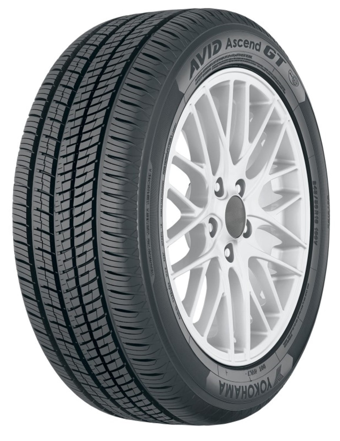 Yokohama Avid Ascend GT All Season 195/55R16 84V Passenger Tire Fits: 2015-16 Hyundai Accent Sport, 2017 Hyundai Accent Value Edition Simolary simolary.com