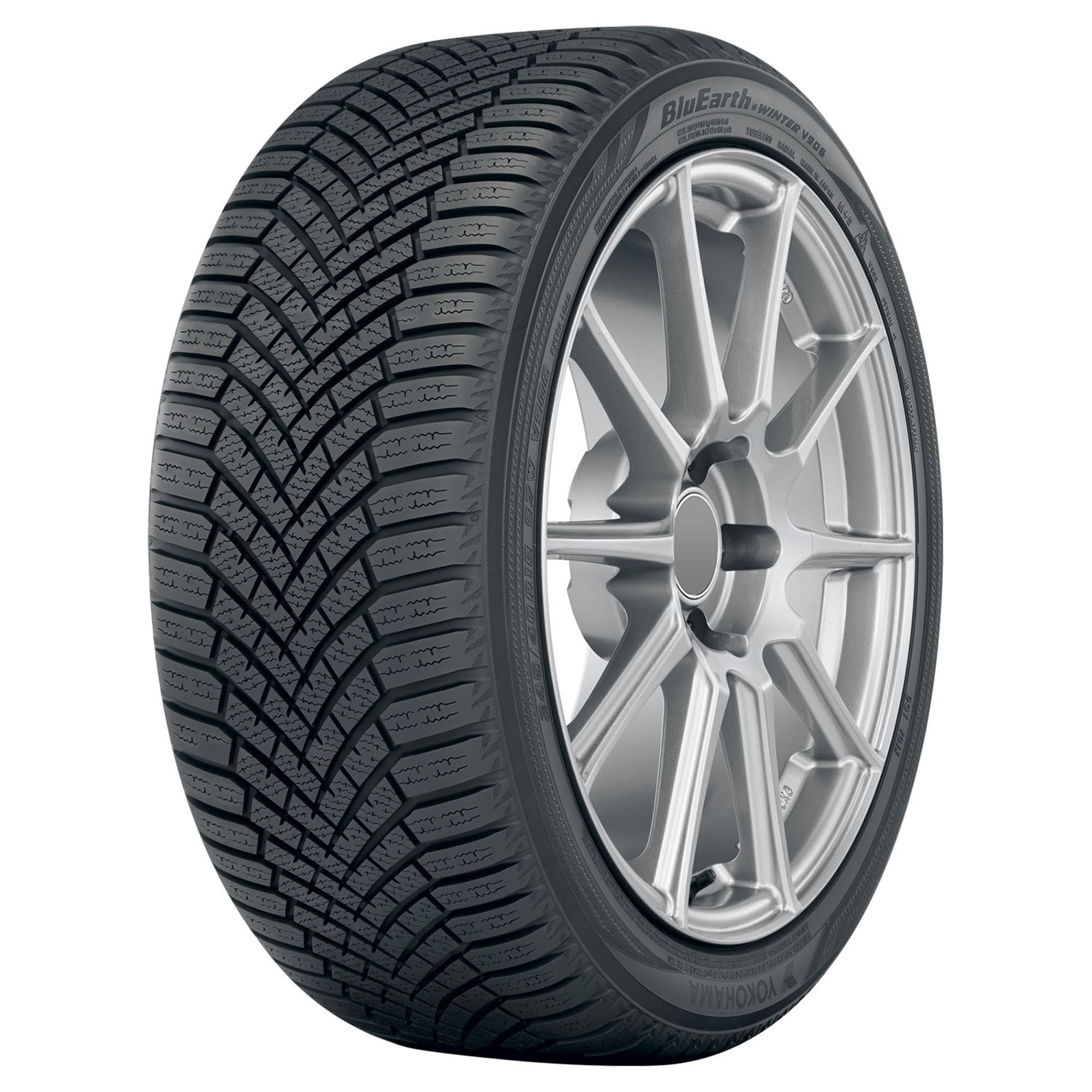 Yokohama BluEarth Winter V906 Winter 225/45R18 95V XL Passenger Tire Fits: 2012 Toyota Camry XLE, 2008-12 Ford Fusion SEL Simolary simolary.com