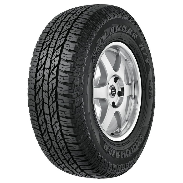 Yokohama Geolandar AT G015 All-Terrain Tire for Trucks and SUVs, P255/75R17  113 T, 60,000-Mile Tread Life - Walmart.com