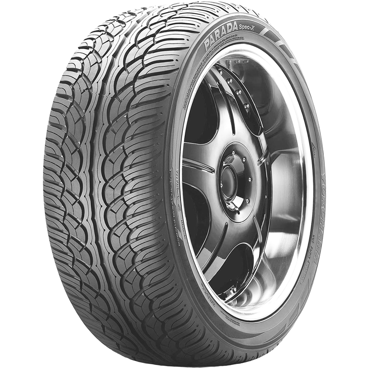 Yokohama Parada Spec-X 255/45R20 105V XL A/S Performance Tire Fits: 2018 Audi Q5 Prestige, 2019 Audi Q5 Technik Simolary simolary.com