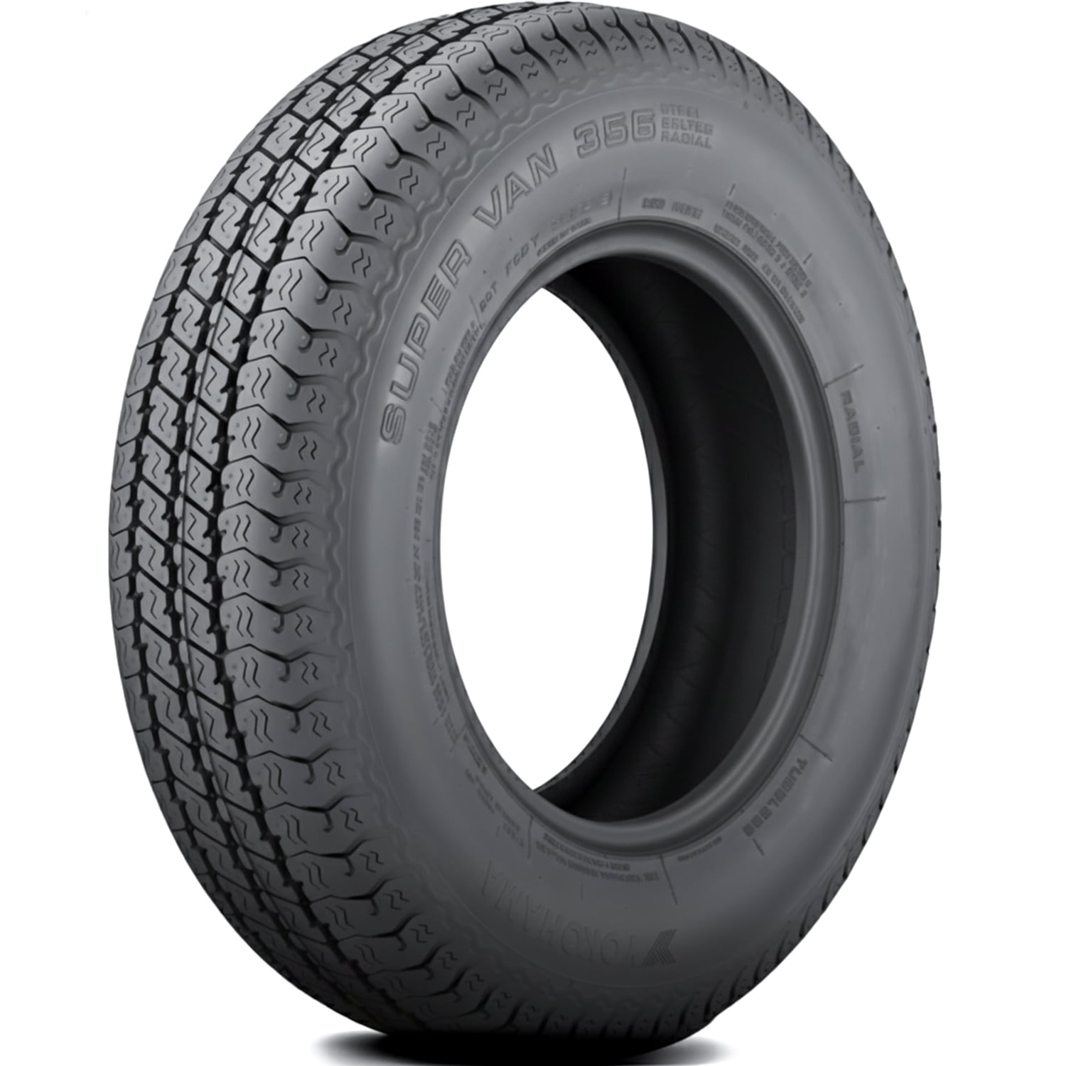 Yokohama Y356 LT185R14/8 BW Summer Tire - Walmart.com