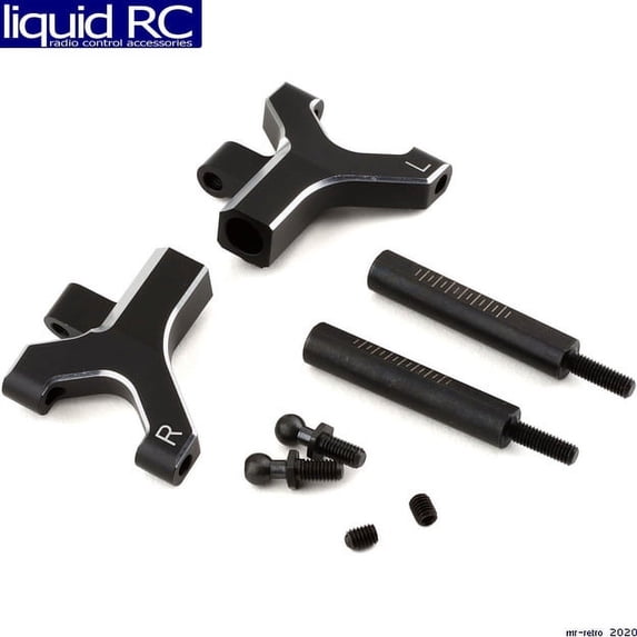 Yokomo Y2-08FSCA Yd-2 Aluminum Front Lower Short a-Arm Set (Black)