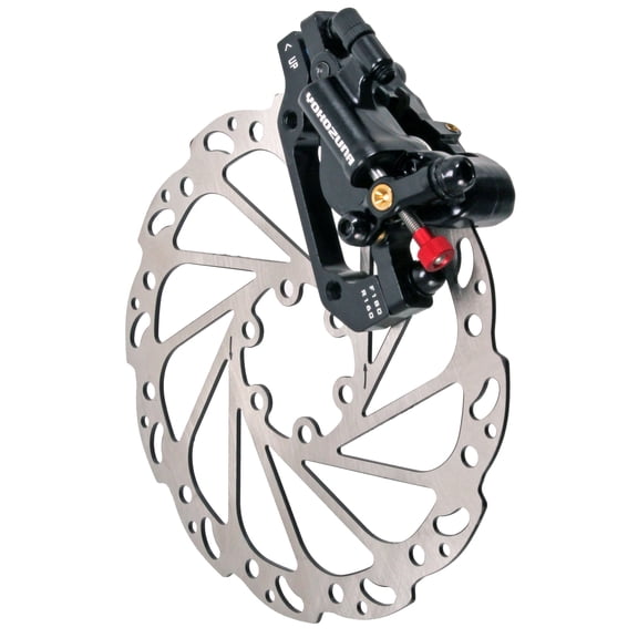 Yokozuna Road Motoko Rear Disc Brake, 74mm/160mm - Black