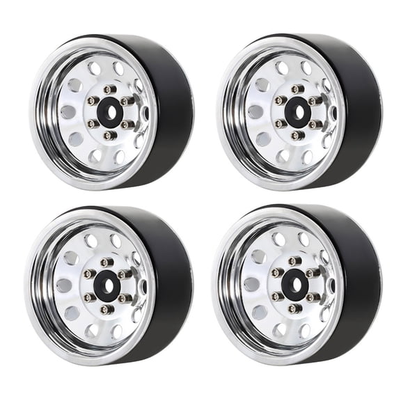 Yokua 1/10 Car Wheel Rim 1.9’’ Rear Front Wheel Hub Wireless Control Vehicle Part