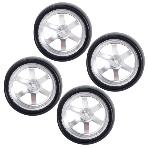 Yokua 1/18 Remote Control Car Drift Tires Metal Rims Secure Grip Model Vehicle Part