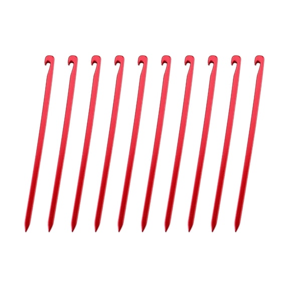 Yokua 10 Pcs Aluminium Alloy Tent Stakes Heavy Duty Beach Tent Peg Canopy Stakes