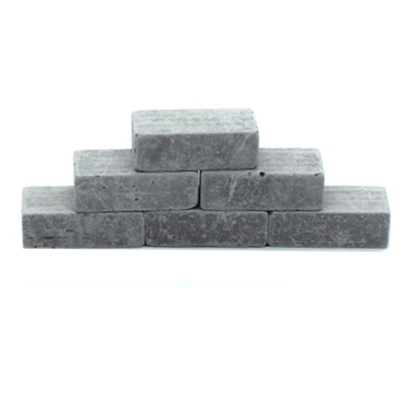 Yokua 100 Pieces Mini Portable Dollhouse Decoration Clay Made Realistic Brick