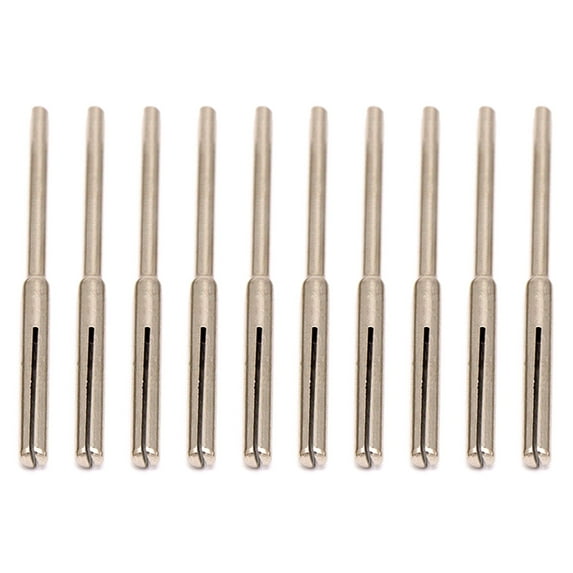 Yokua 10Pcs Long Abrasive Holder Sandpaper Clamp Split Mandrels for Rotary Grinder