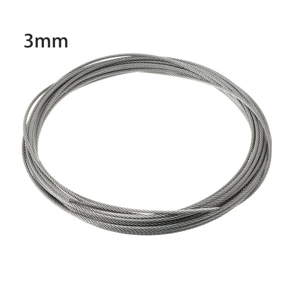 Yokua 10m 304 Stainless Steel Wire Rope Soft Fishing Lifting Cable 7×7 Clothesline