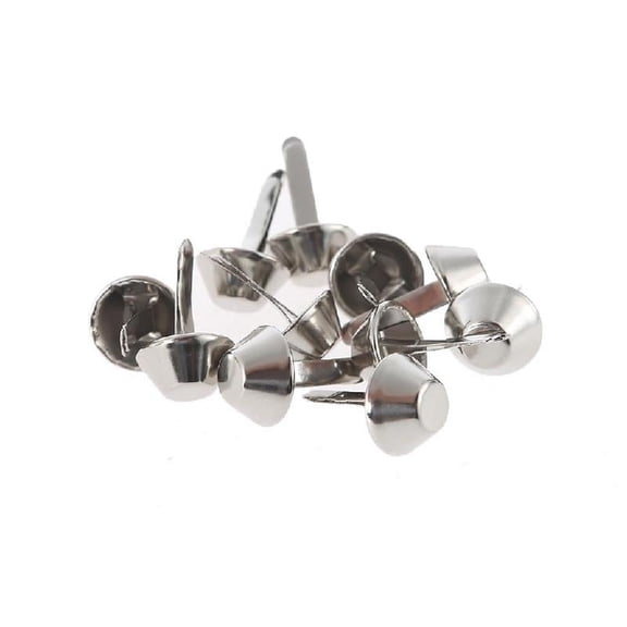 Yokua 10pcs Metal Feet Rivets Studs Pierced for DIY Purse Handbag Leather Crafts Punk Diy Jewelry Making Bag Accessories