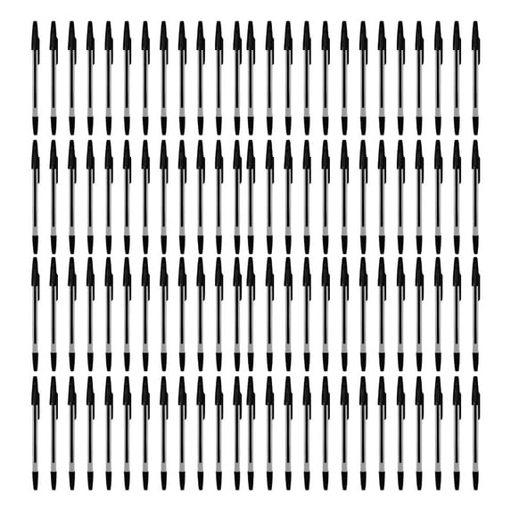 Yokua 12/24/50/100Pcs Ballpoint Pen Refillable Writing Pen with Refills