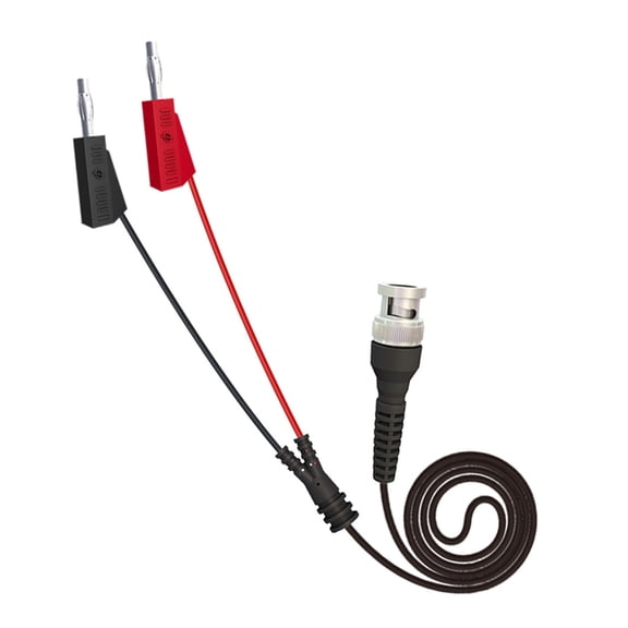 Yokua 120cm BNC Male to 4mm Stackable Banana Plug Low Loss Coaxial Cable Test Lead