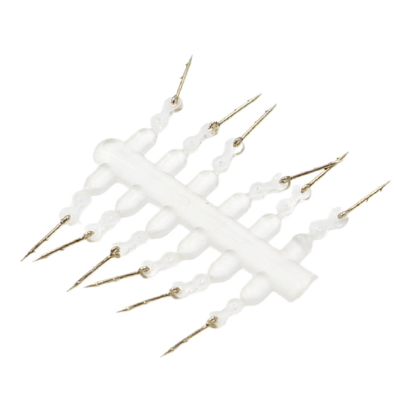 Yokua 12Pcs Baits Spikes with Clear Corn Ronnies Hair Rig for Soft Baits Carp Fishing