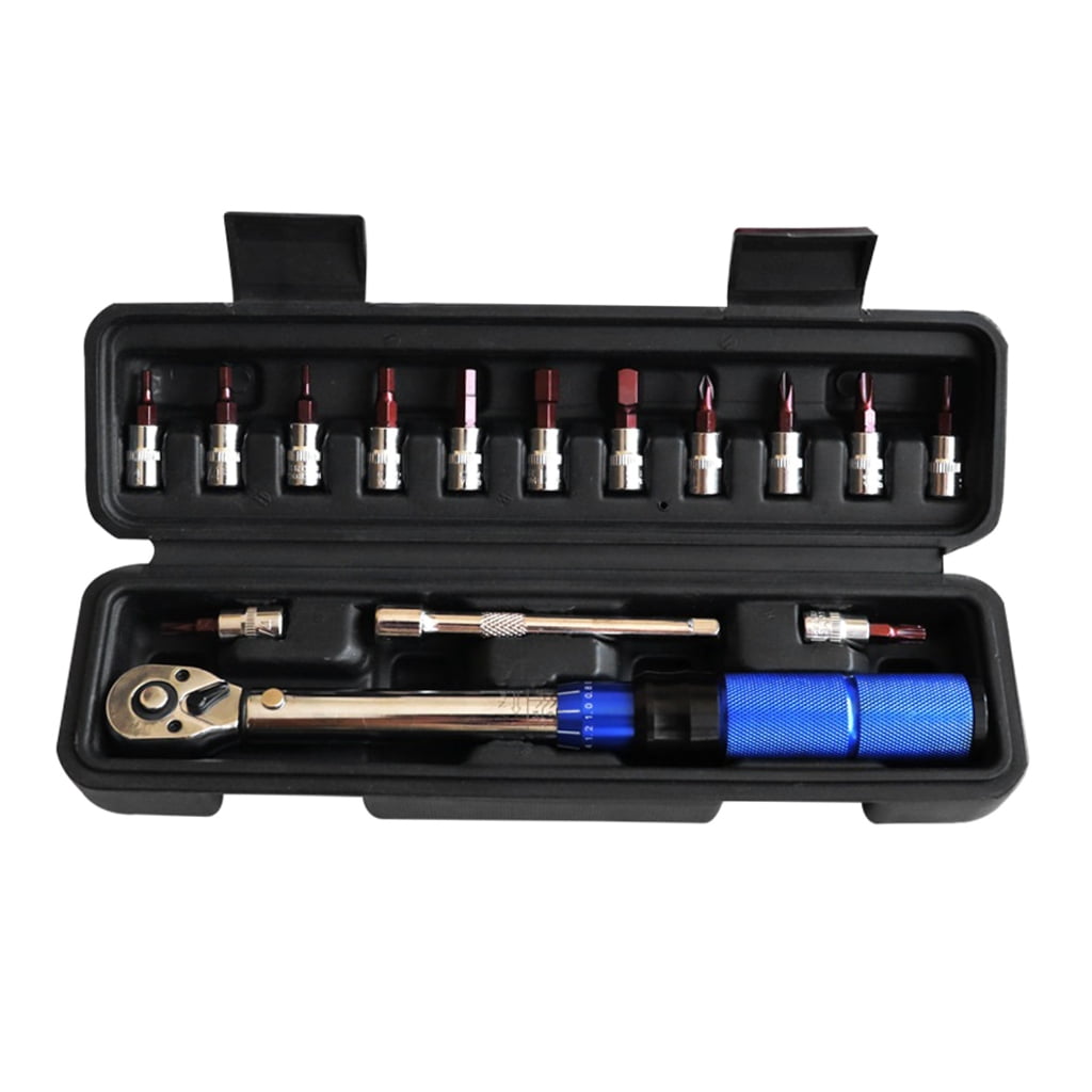 Yokua 15pcs Spanner Adjustable Torque Wrench for Motorcycle Maintenance Tools Assembly