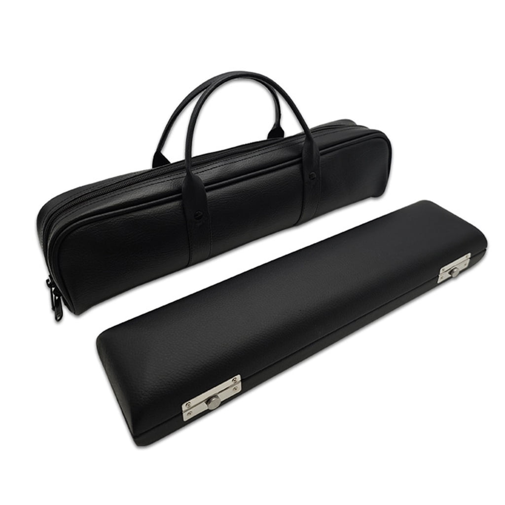 Yokua 17 Holes Flute Bag Dustproof Flute Carrying Case Padded PU Leather Flute Case