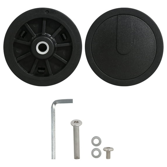 Yokua 1PC Practical Luggage Replacement Wheels for a Noiseless Travel Experience